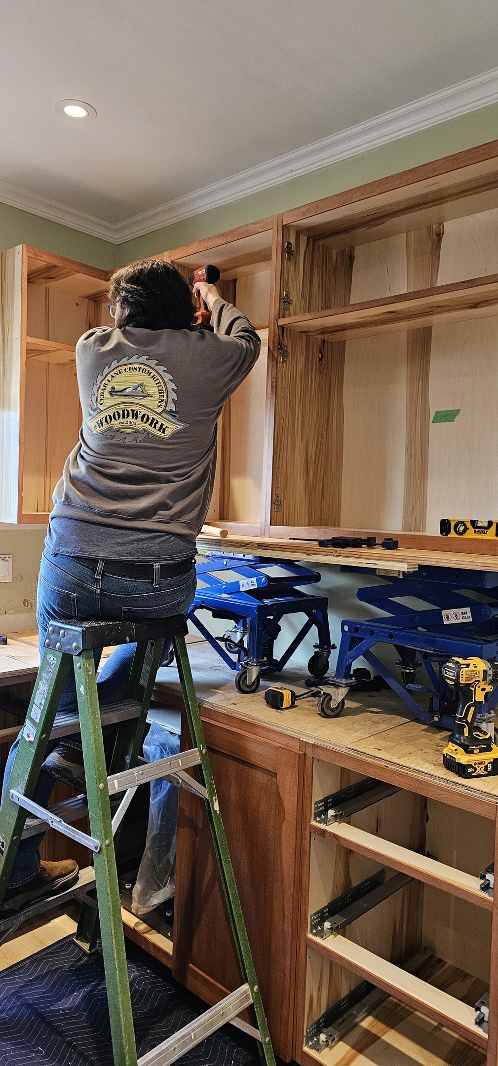 cabinet installation