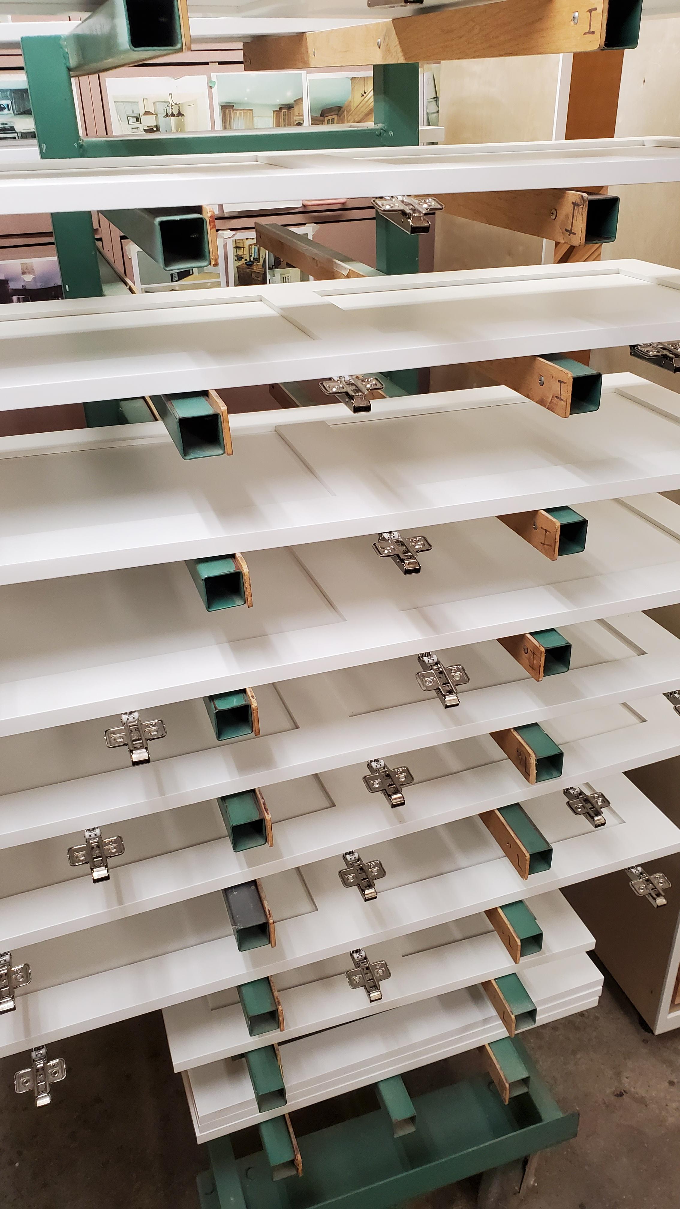 white dove maple paint-grade cabinet doors