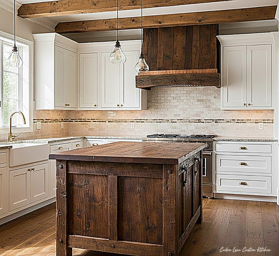 Designed and built by cedar lane custom kitchens