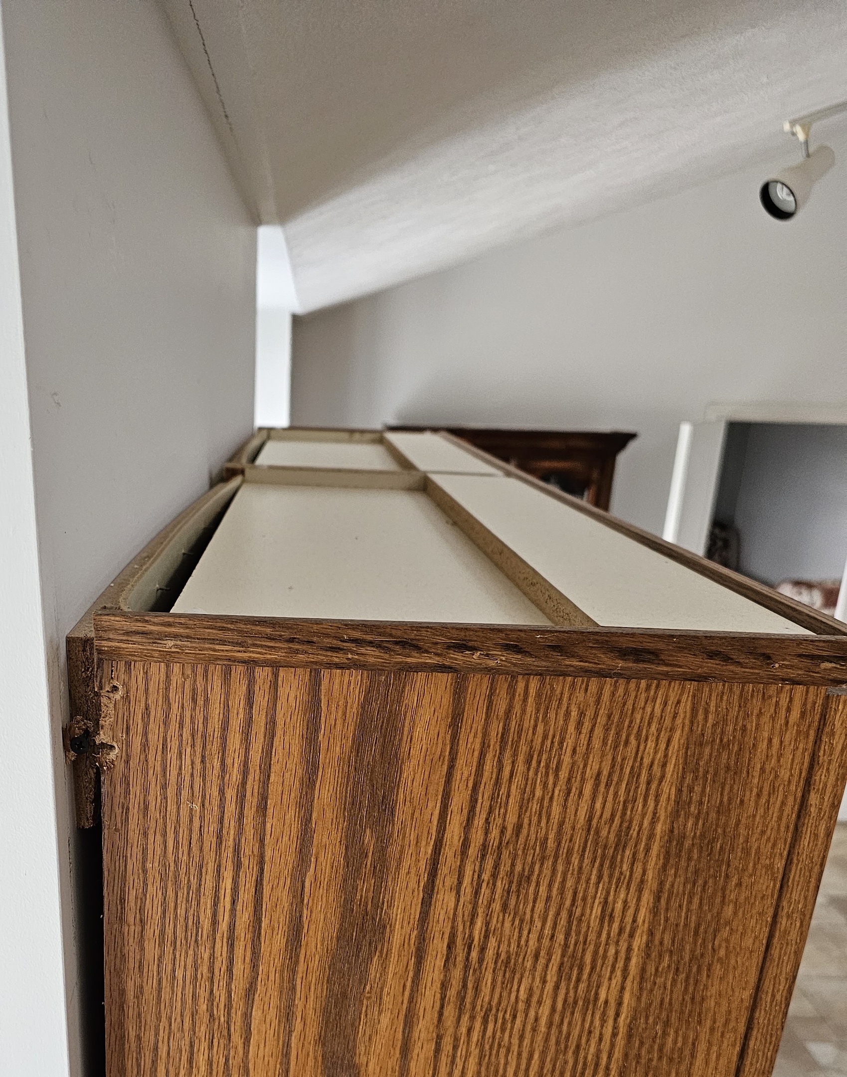 cabinets falling off the wall, cedar lane custom kitchens