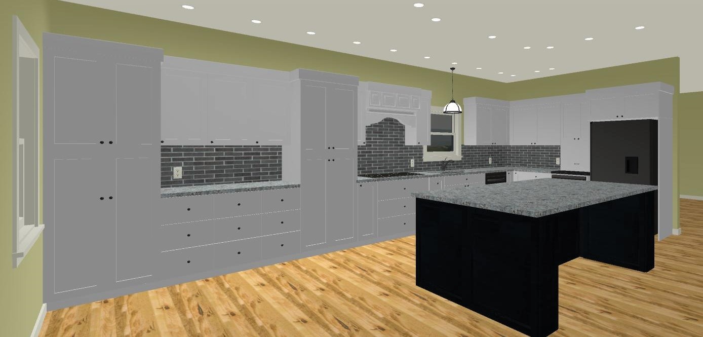 3D custom kitchen designs