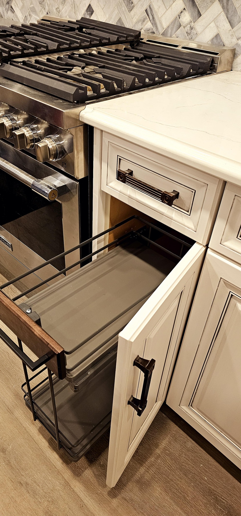 slide-out storage cabinet