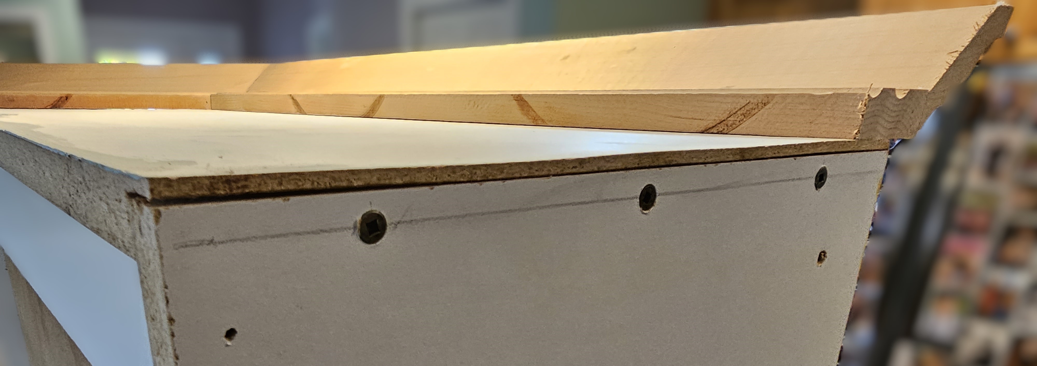improper cabinet construction, cedar lane custom kitchens