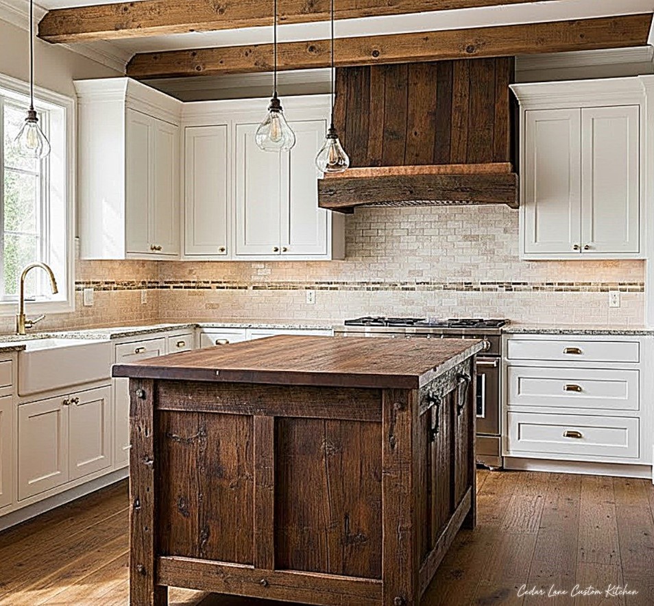 Designed and built by cedar lane custom kitchens