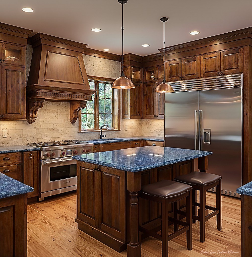 Designed and built by cedar lane custom kitchens